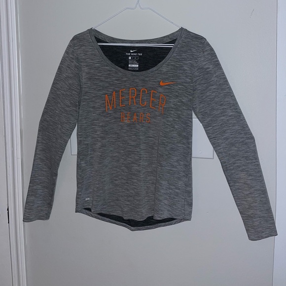 Nike Tops - Mercer Bears Arch Over Officially Licensed Long Sleeve T-Shirt I XS
